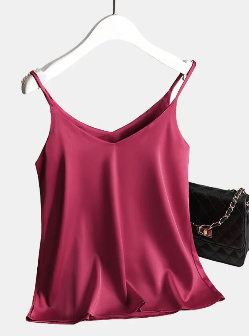 Lunara Satin Tank