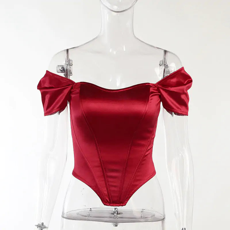 Moonveil Satin Blouse