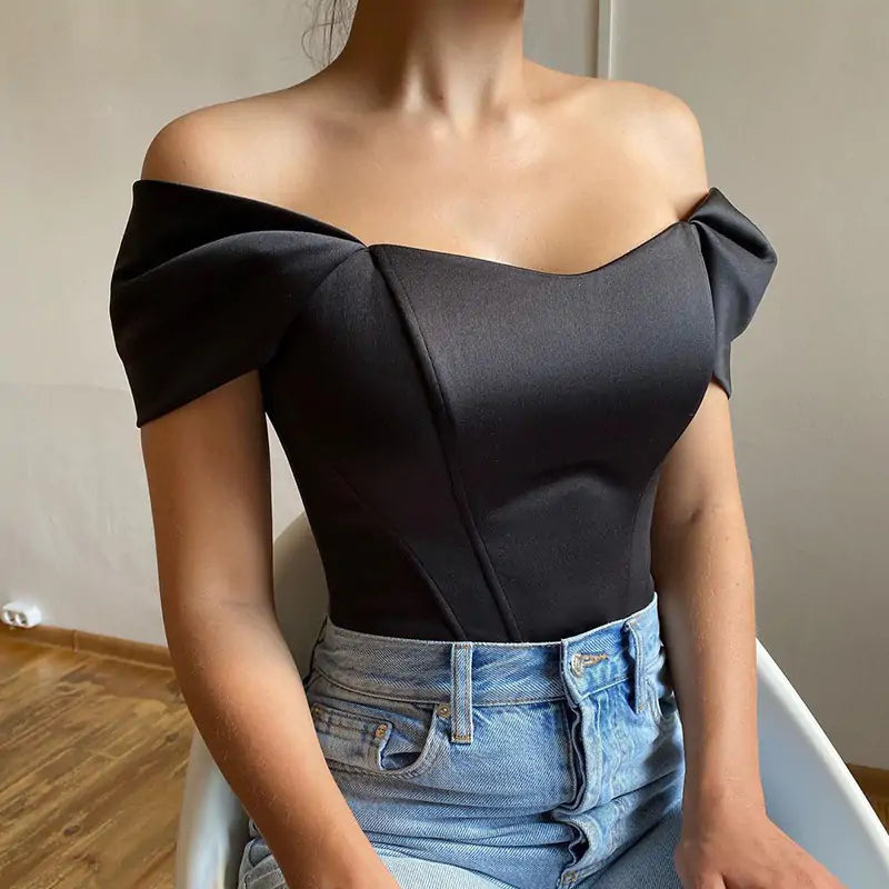 Moonveil Satin Blouse