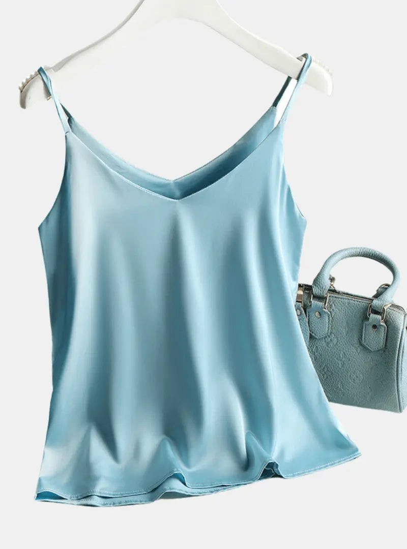 Lunara Satin Tank
